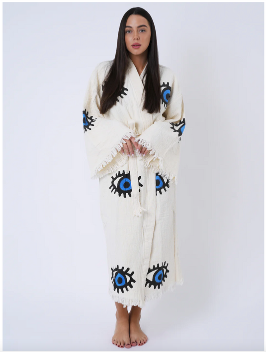 Blue Evil Eye Robe